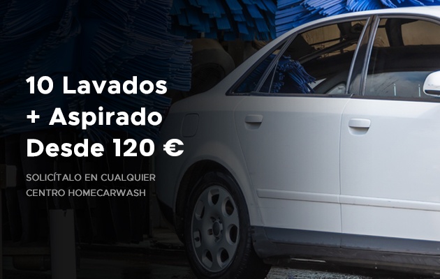 10 lavados con aspirado desde 120 euros